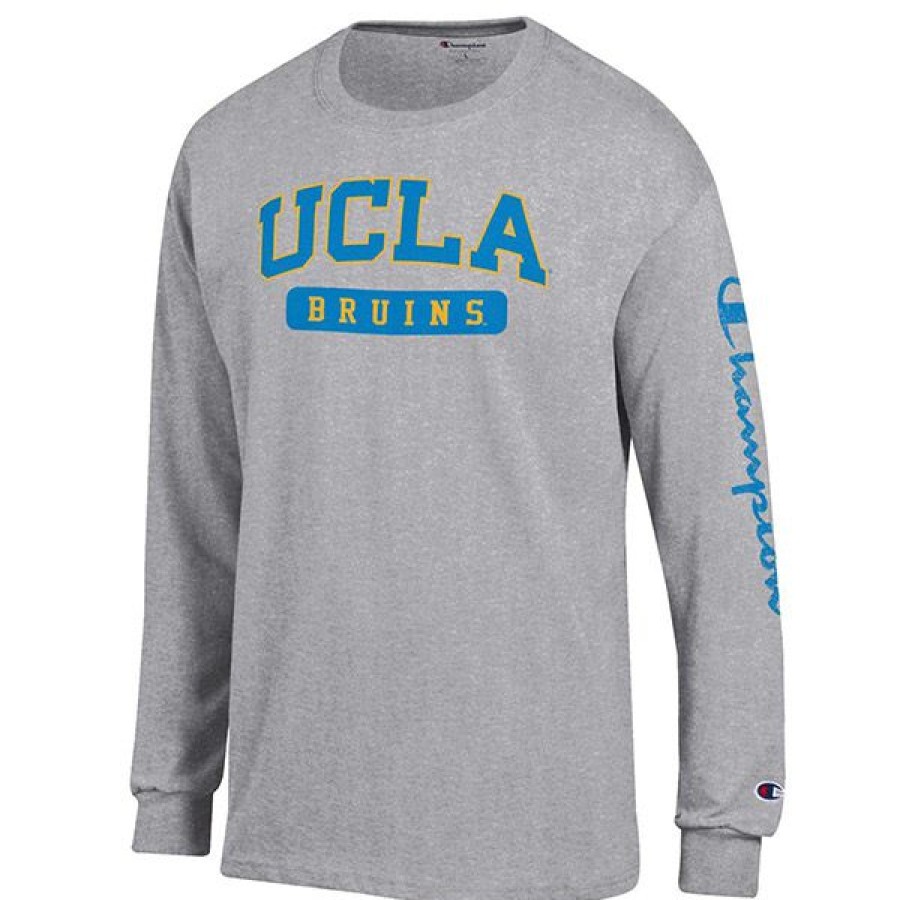 Men * | Ucla Arch Over Disc Long Sleeve T-Shirt Cheap Online