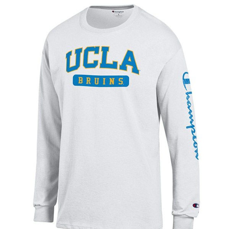 Men * | Ucla Arch Over Disc Long Sleeve T-Shirt Cheap Online