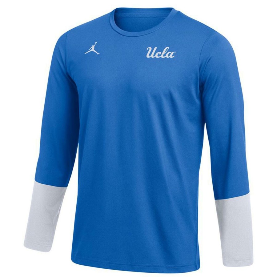 Men * | Ucla Jumpman Performance Long-Sleeve T-Shirt Special Ucla Blue