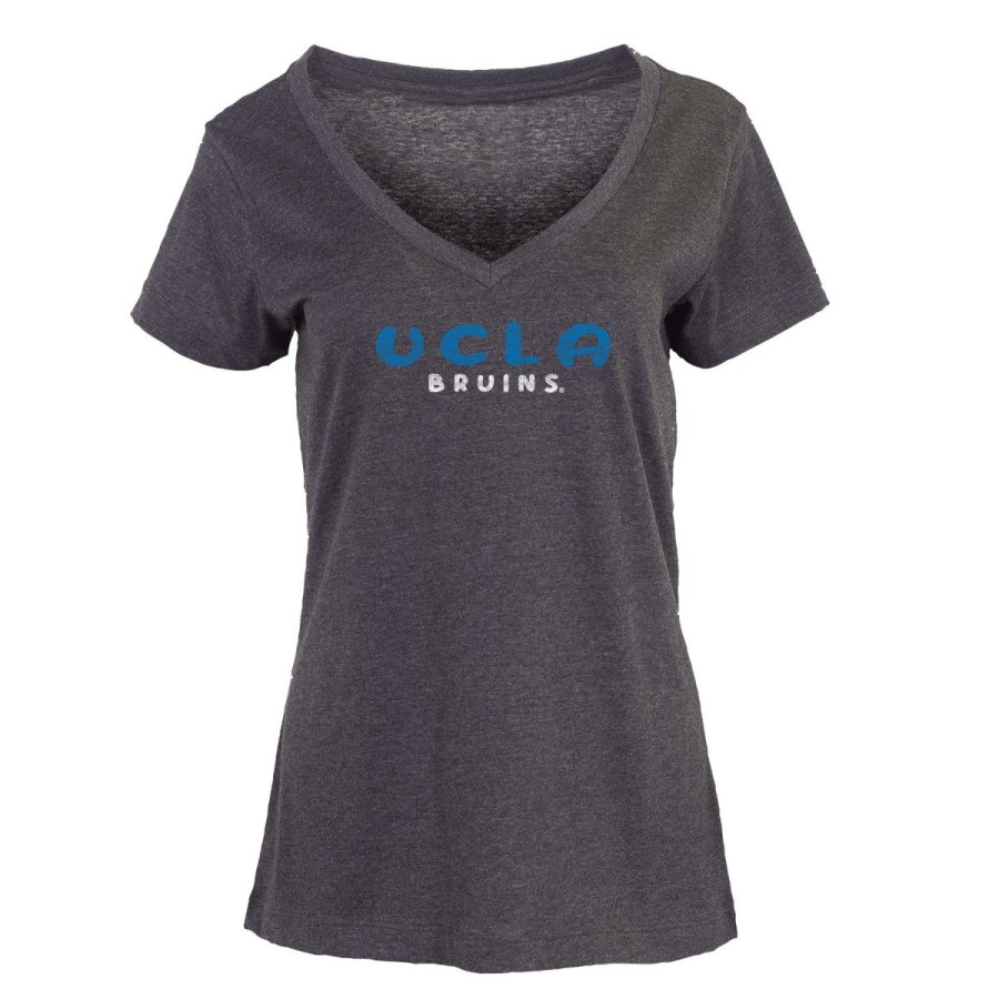 Women * | Ucla Women'S Round Font V-Neck Tee Online