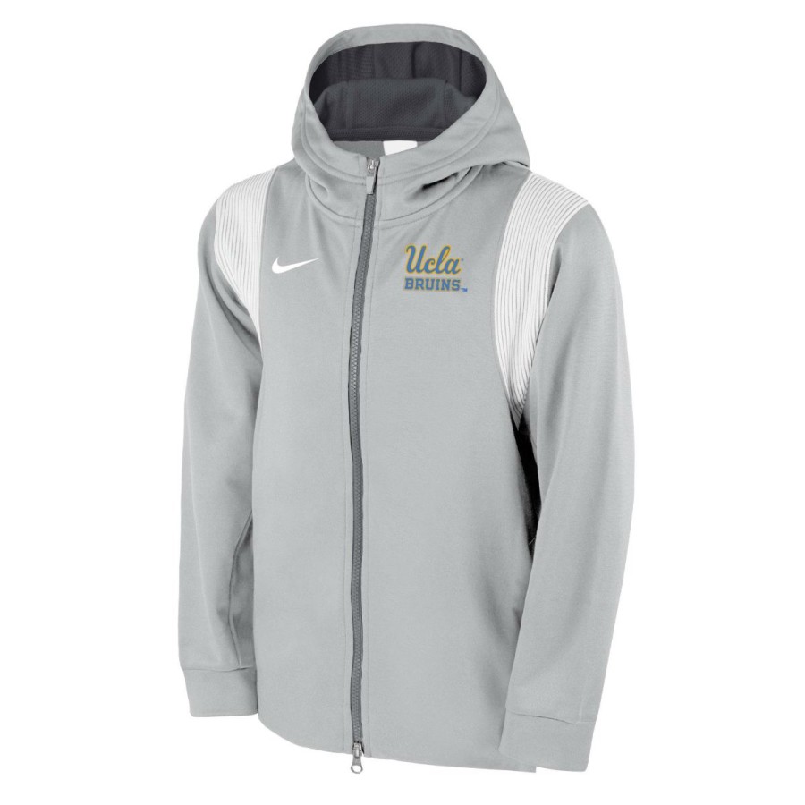 Kids * | Ucla Youth Therma Sideline Zip-Up Best Quality Oxford