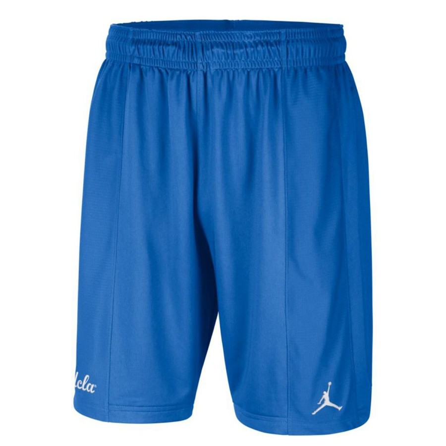 Men * | Ucla Script And Jumpman Performance Shorts Quick Delivery Ucla Blue